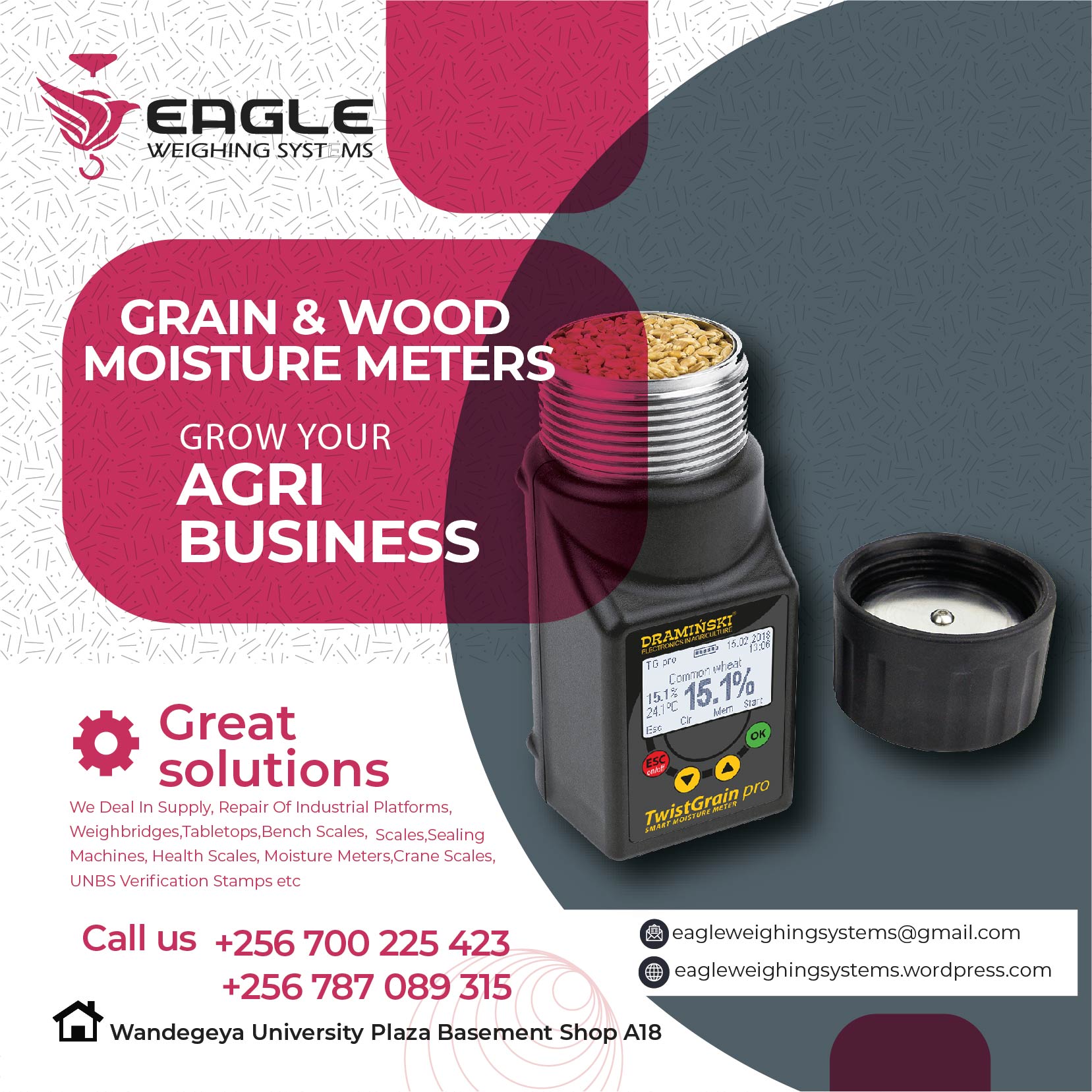 Moisture meters in Uganda